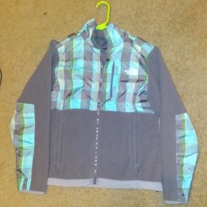 Womens plaid Northface jacket